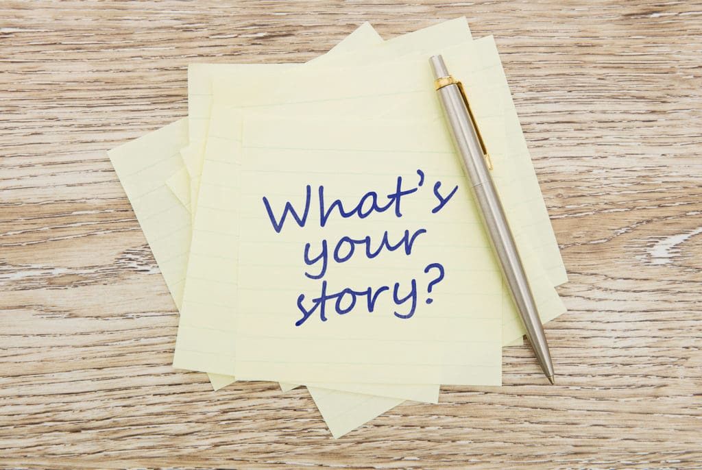 What's your story adhesive note