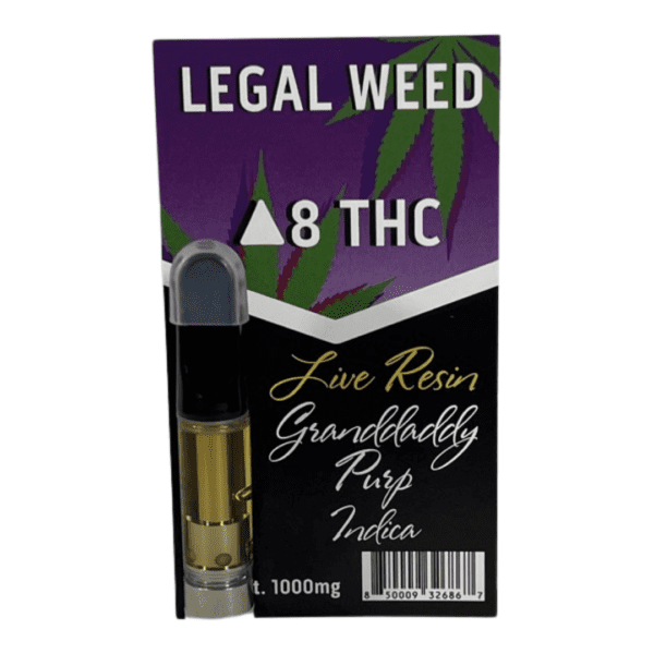 Legal Weed Vape Cart - 1000mg D8 THC from Life Leaf Medical