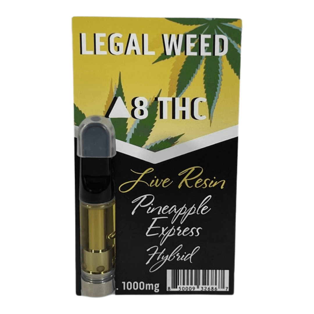 Legal Weed Vape Cart - 1000mg D8 THC from Life Leaf Medical